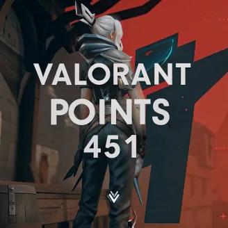Adicione 451 VP 🎮 Valorant Points para suas vitórias!