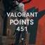 Adicione 451 VP 🎮 Valorant Points para suas vitórias!