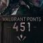 451 VP Valorant Points 🔒 Compra Segura | Entrega Rápida