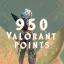 950 Valorant Points 🚀 Seu próximo passo para o sucesso!