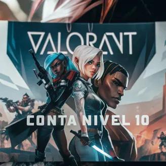 Conta Valorant Nível 10 para Iniciantes
