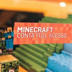 Conta Minecraft Completa: pronta agora