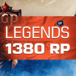 🎮 1380 Riot Points – League of Legends
