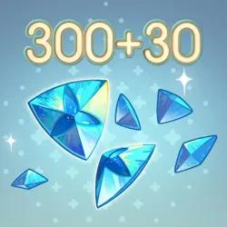 🎁 Pacote Especial – 300 + 30 Cristais Gênesis
