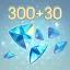 🎁 Pacote Especial – 300 + 30 Cristais Gênesis
