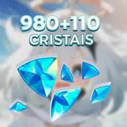 🌈PACOTE: 980 + BÔNUS DE 110 Cristais Gênesis 💎