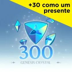 💎 Genshin Impact – Pacote: 300 + 30 cristais da criação
