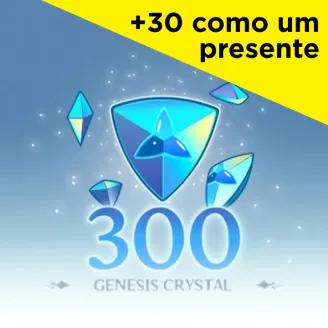 💎 Genshin Impact – Pacote: 300 + 30 cristais da criação
