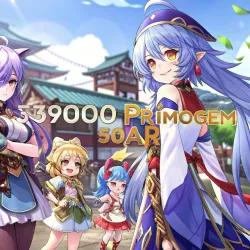 Genshin Reroll 39.000 Gemas | Conta com E-mail
