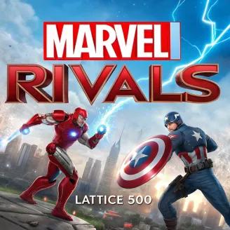 Moeda Lattice Marvel Rivals 👾 500 – Seguro e Fácil