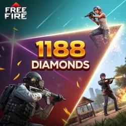 🎯 Diamantes Free Fire 1188 – Compra rápida 💎