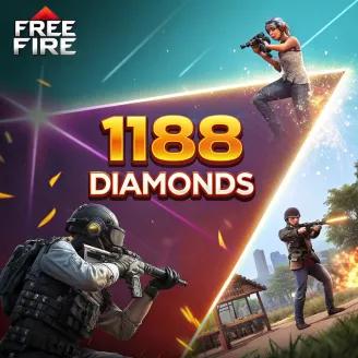 🎯 Diamantes Free Fire 1188 – Compra rápida 💎