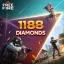 🎯 Diamantes Free Fire 1188 – Compra rápida 💎