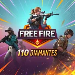 Free Fire 🕹️ 110 Diamantes – Entrega Imediata ✅