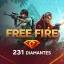 💎 Diamantes 231 para Free Fire – Agora 📦
