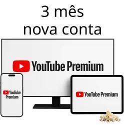 🎧 YouTube Premium 3 meses 🛒 Individual Ativo