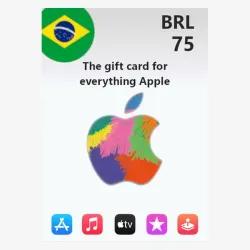 🍎 iTunes Cartão-presente 🎁 75 BRL – Ativação Garantida