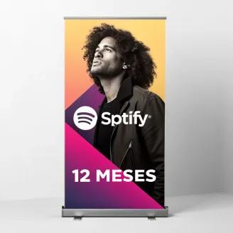 12 meses Spotify 💿 sem anúncios – pessoal