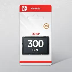 🛒 Nintendo eShop – 300 BRL (digital)