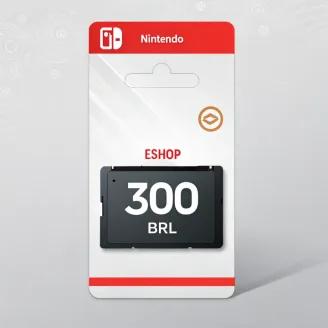 🛒 Nintendo eShop – 300 BRL (digital)