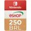 🛍️ Gift Card 250 BRL – Nintendo eShop