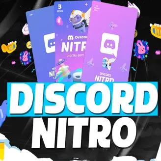 💙DISCORD NITRO FULL - 1 ANO + 2 Bustas | Código de Ativação