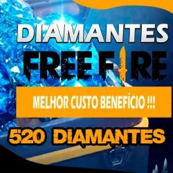 💎 520 Diamantes | Free Fire 🚀 Entrega Imediata