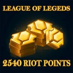 🎮 2540 RP LOL | Riot Points 🌟 Entrega Rápida 🚀