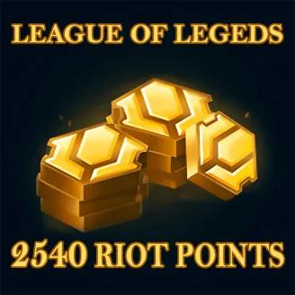 🎮 2540 RP LOL | Riot Points 🌟 Entrega Rápida 🚀