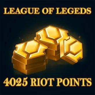 🎮 4025 RP LOL | Riot Points 🌟 Entrega Rápida 🚀