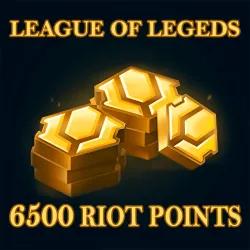 🎮 6500 RP LOL | Riot Points 🌟 Entrega Rápida 🚀