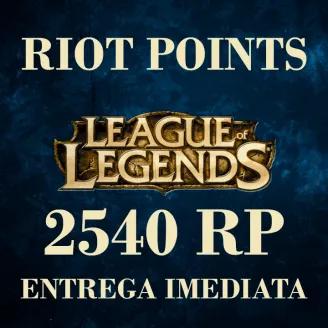 💎 2540 RP League of Legends 🚀 Entrega Imediata 🎯