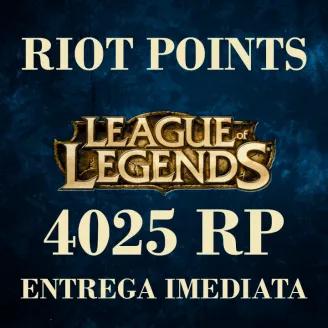 💎 4025 RP League of Legends 🚀 Entrega Imediata 🎯