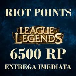 💎 6500 RP League of Legends 🚀 Entrega Imediata 🎯