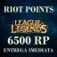 💎 6500 RP League of Legends 🚀 Entrega Imediata 🎯